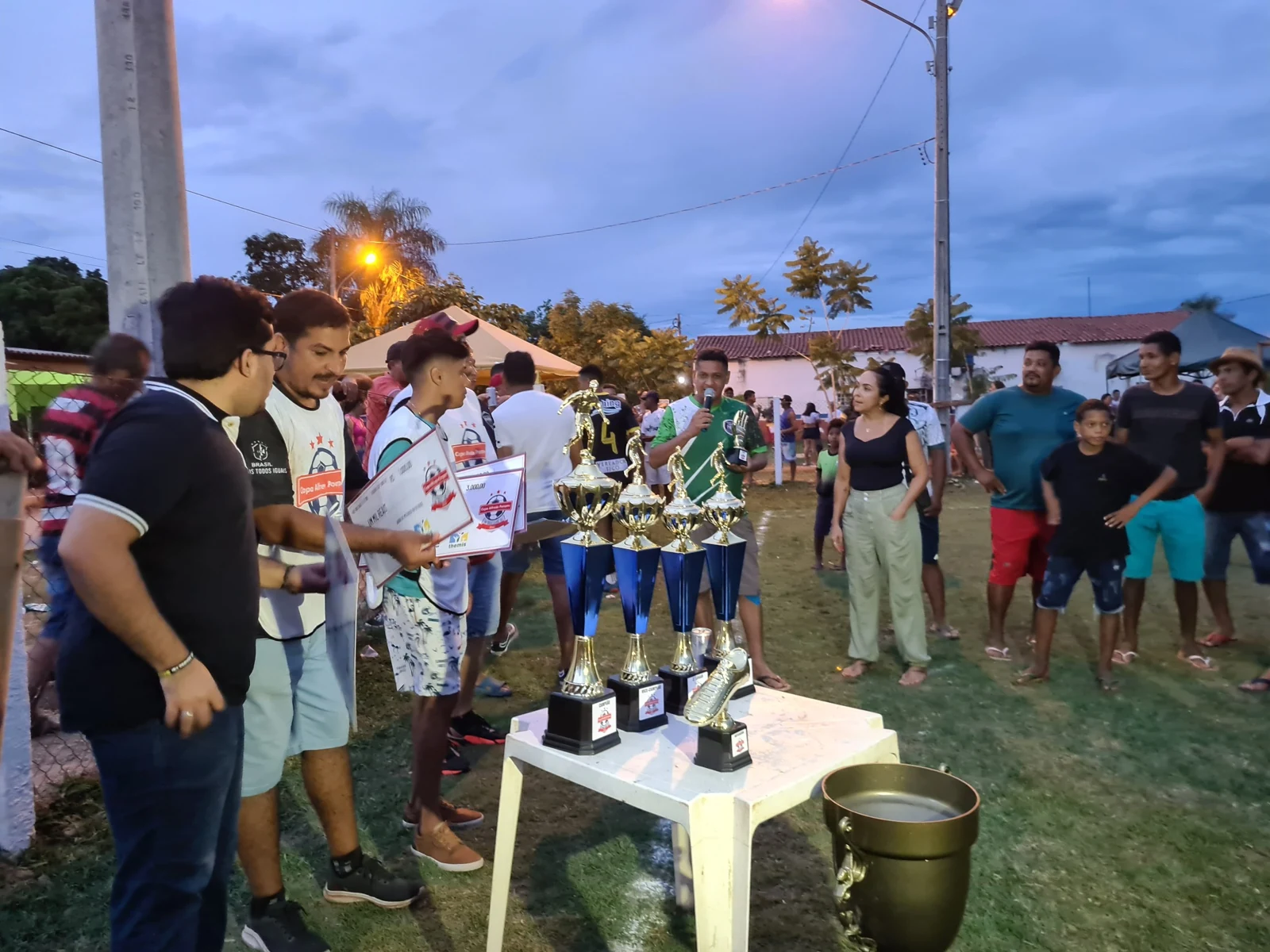 Premiação esportiva comunitária